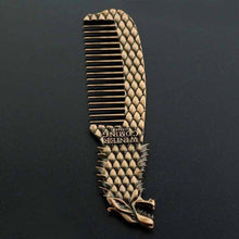 Load image into Gallery viewer, Cool Game of Thrones House Stark Winter Is Coming Bronze Metal Pendant Jewelry High quality Combs Free Shipping